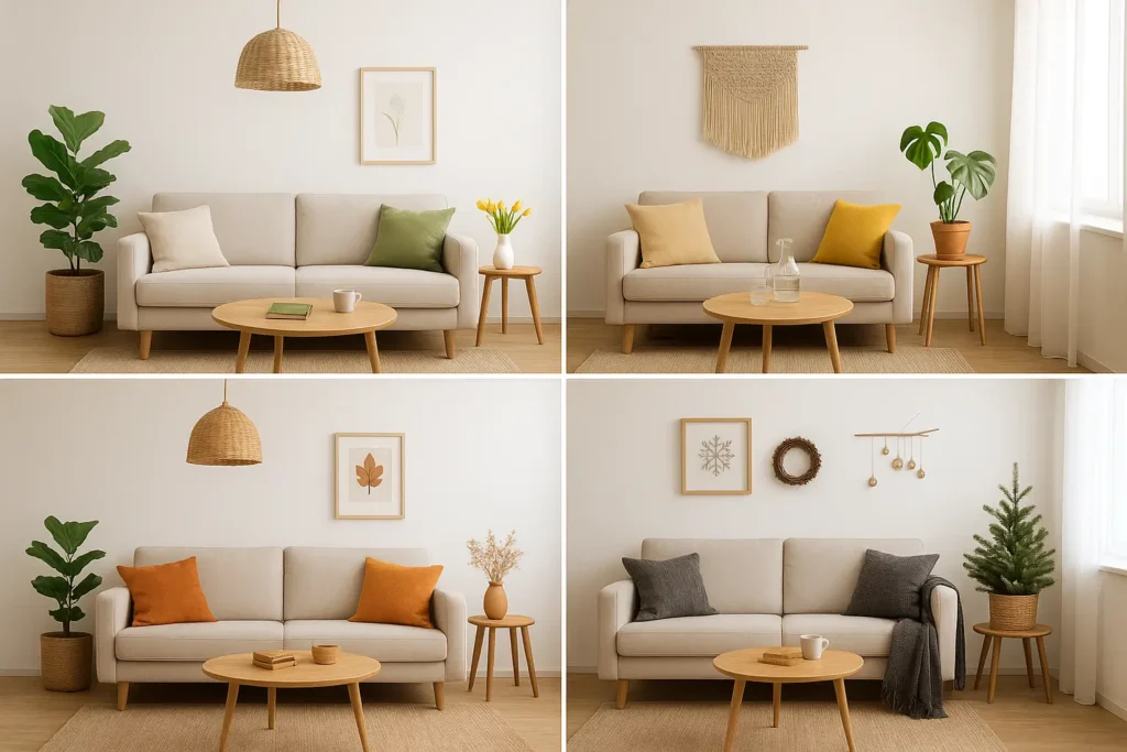 Guia DIY: Decoração Flexível Para Sobreviver às Estações em Clima Temperado | EcoDecoração